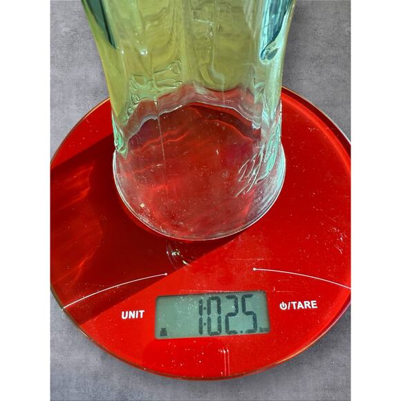 Vtg Coca Cola Glasses Libbey Green Flared 16 Oz Tumblers Heavy 1980s Set of 6 - Picture 7 of 7